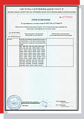 сертификат соответствия на безгалогеновые трубы - оборотная сторона